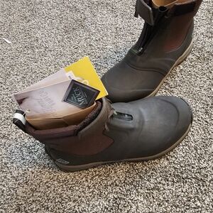Muck Men's Black and Brown Boots